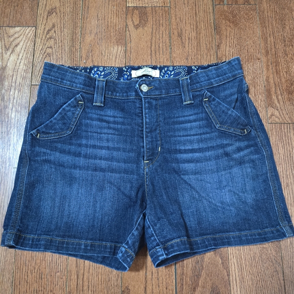 Levi's Pants - Levi's Dark Blue Jean Shorts for Women